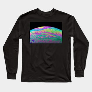 Soap Bubble Close Up Long Sleeve T-Shirt